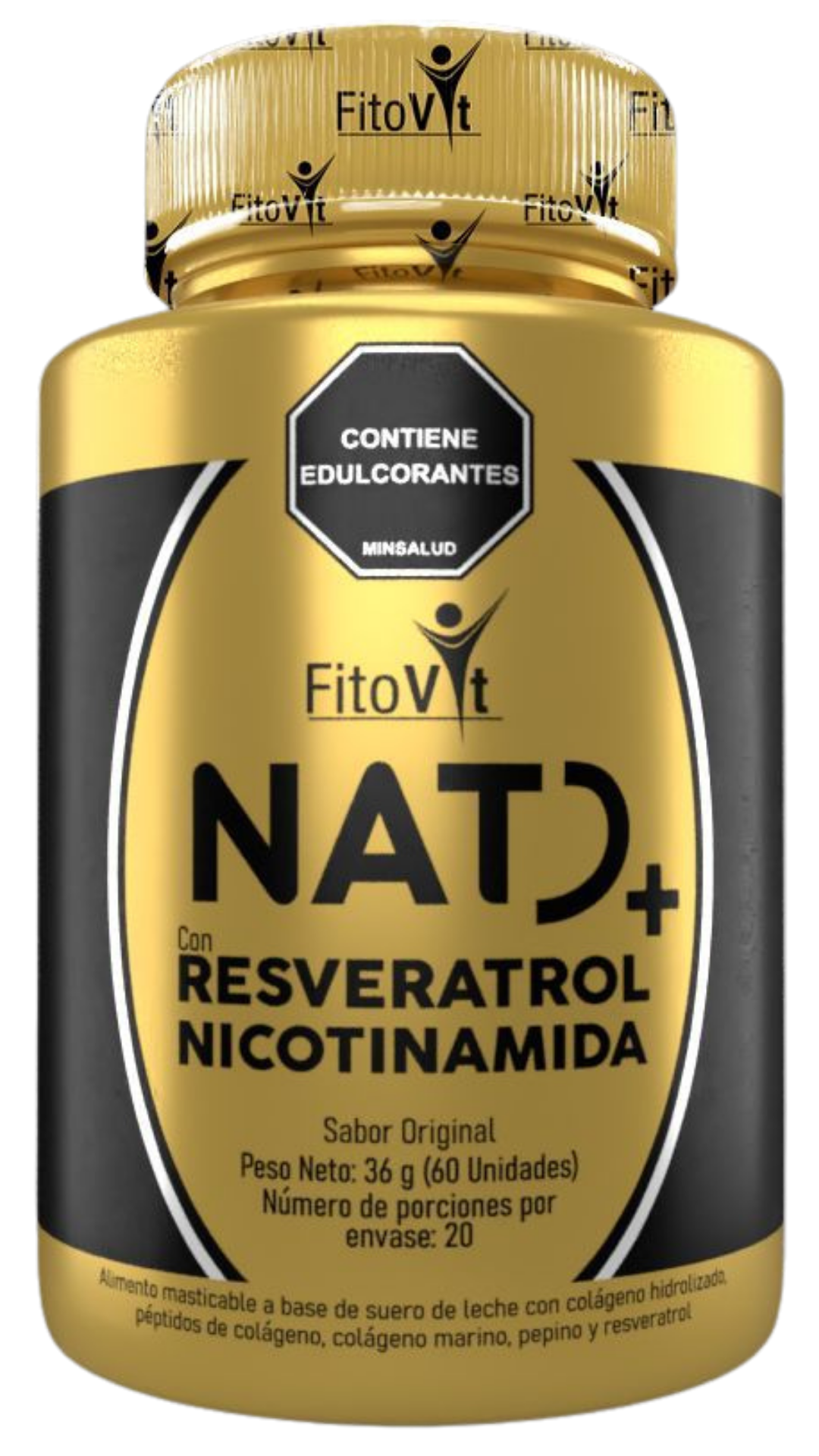 NAD RESVERATROL +NICOTINAMIDA X60UND