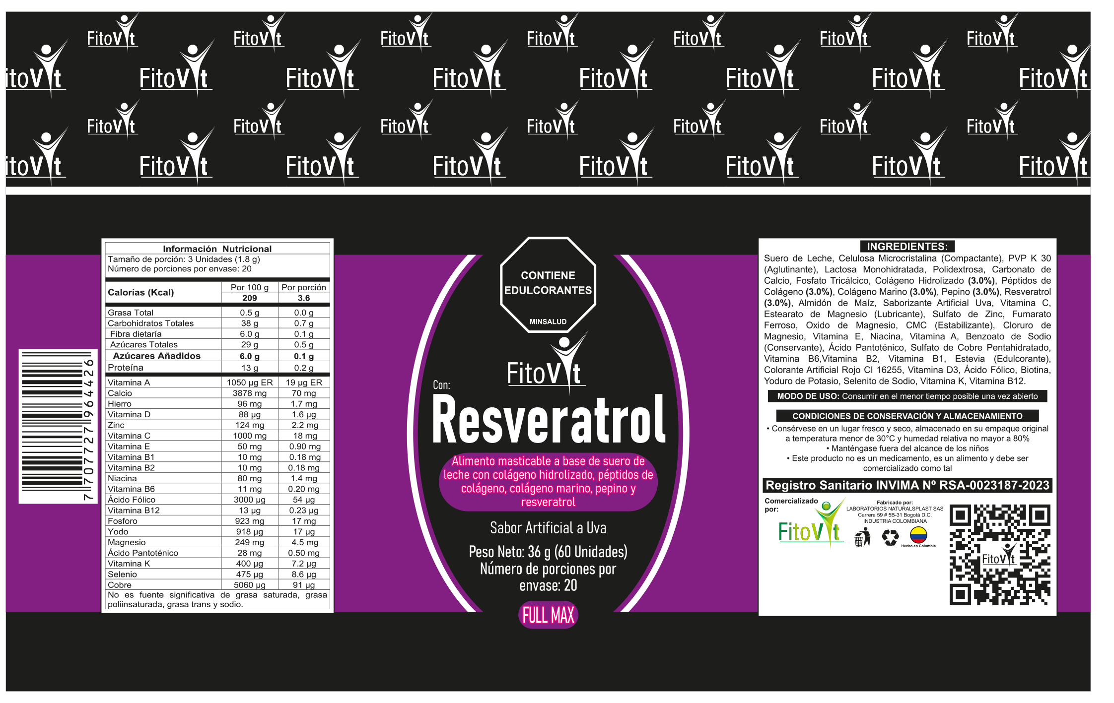 RESVERATROL X 60 UND FITOVIT