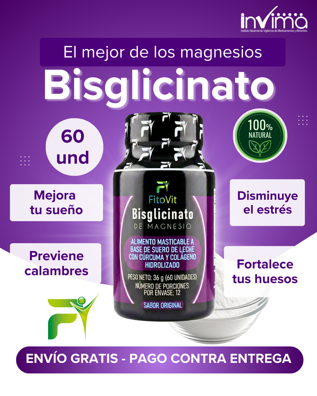 BISGLICINATO X60 UND FITOVIT